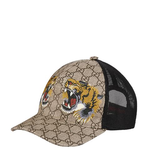 gucci print cap